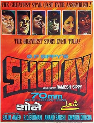 Sholay poster