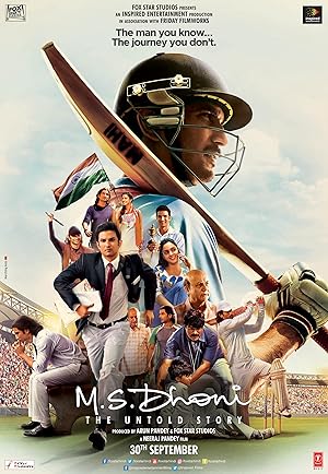 M.S. Dhoni: The Untold Story poster
